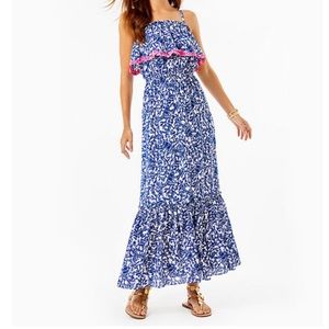 Lilly Aida Ruffle Maxi Dress